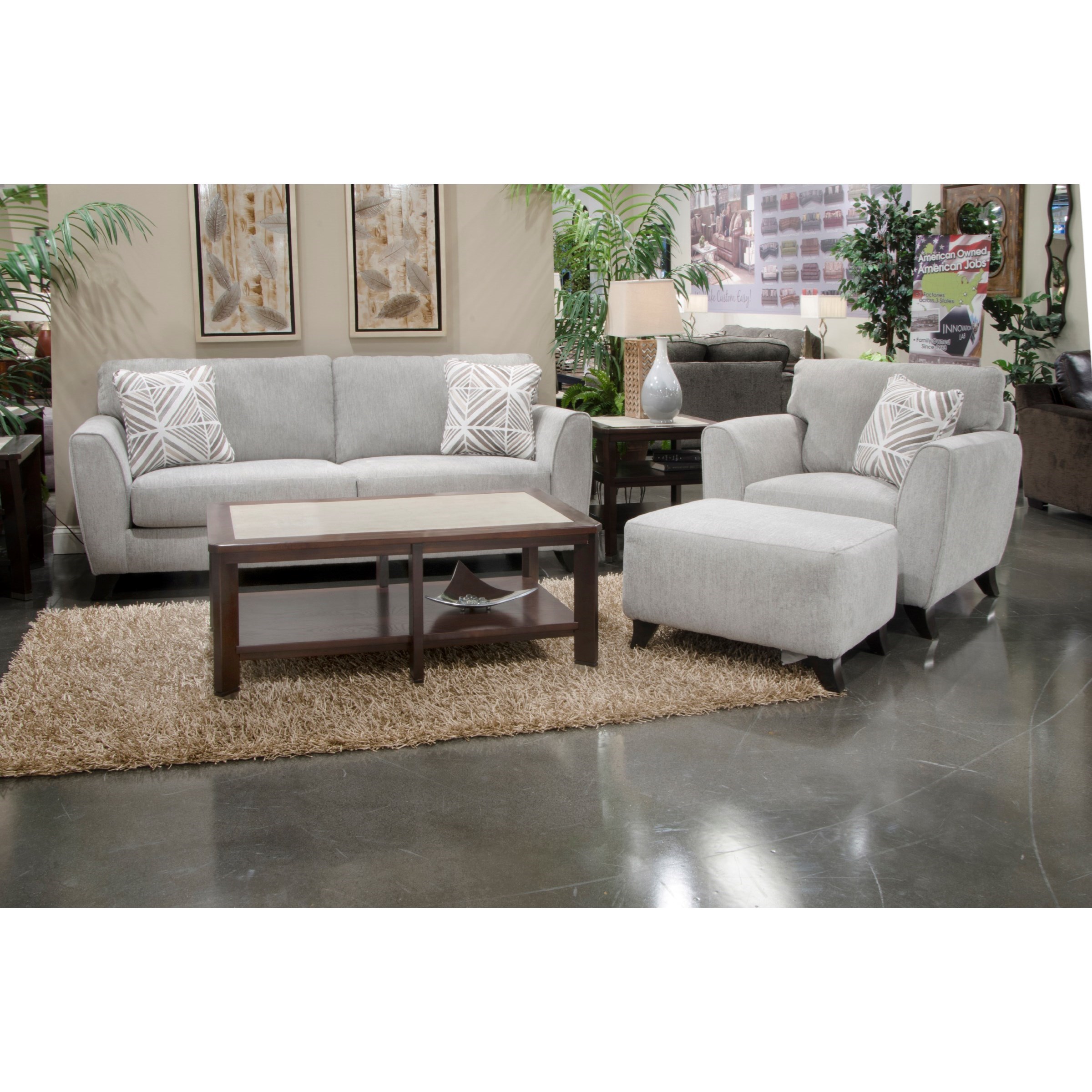 Jackson Furniture Alyssa Living Room Group Standard Furniture